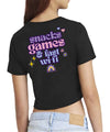 The Artful Sunshine | SNACKS & FAST WI-FI | Crop Top | Good Game Apparel