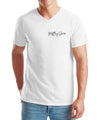 MattBoySlim100 | CARTOON BACK | Men's V-Neck T-Shirt