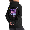 The Artful Sunshine | COSY TECH CLUB | Cross Neck Hoodie