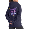 The Artful Sunshine | COSY TECH CLUB | Cross Neck Hoodie