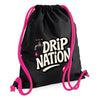 Drip Nation | Cotton Gym Bag | Good Game Apparel