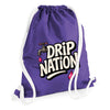 Drip Nation | Cotton Gym Bag | Good Game Apparel