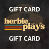 Herbie Plays Gift Card | Good Game Apparel