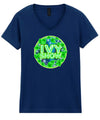 Ivy Snow | NEON IVY | Women's V-Neck T-Shirt | Good Game Apparel