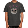 Skill Issue | JUST A GIRL | Acid Wash Tee | GG Apparel